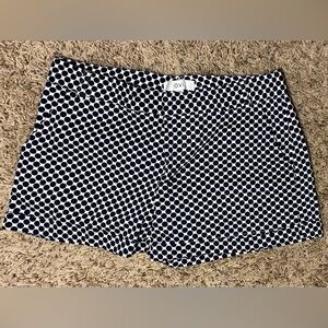 Ovi Women's Navy and White Polka Dot Shorts.